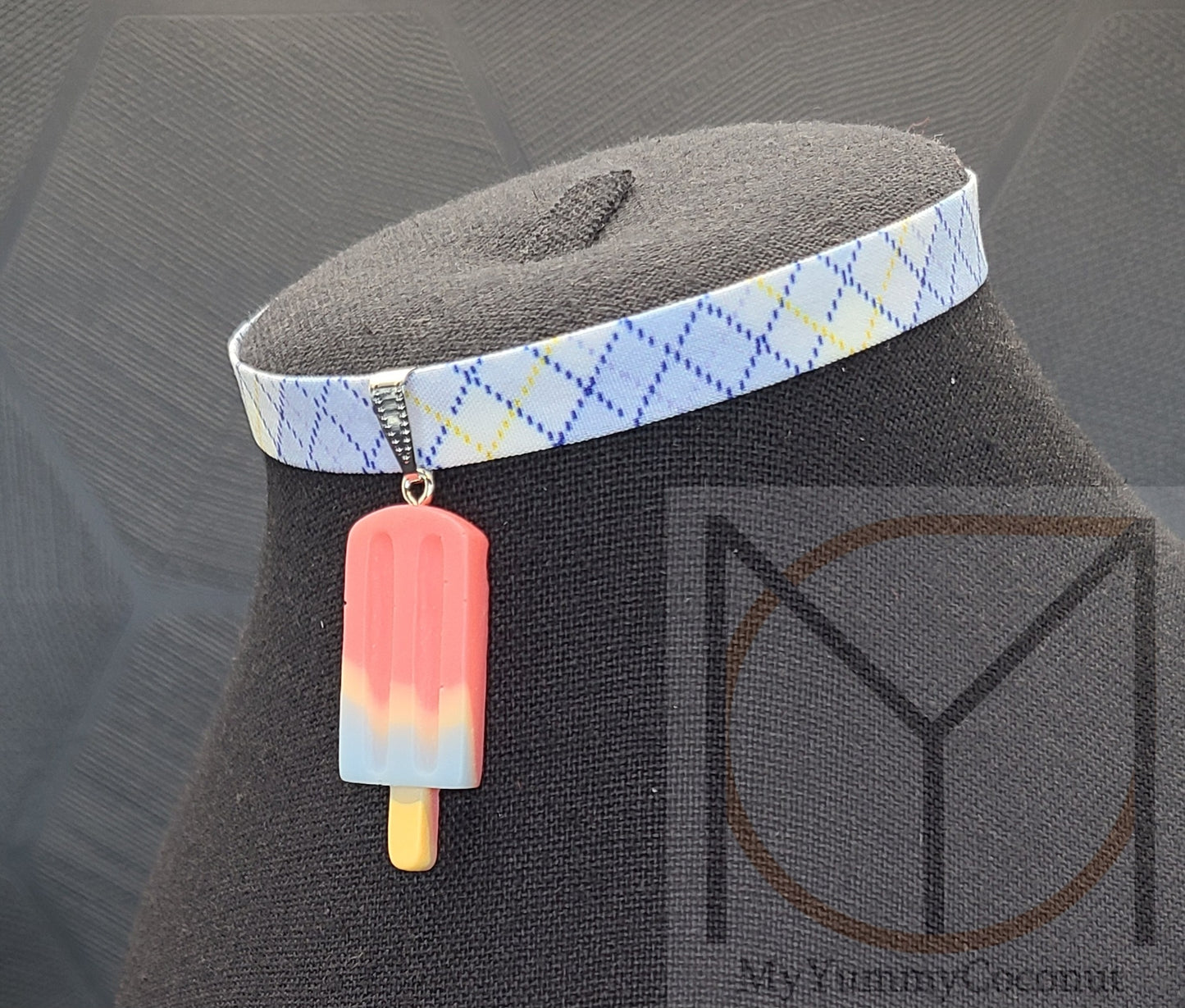 Dreamsicle Popsicle Choker Necklace from the Yummy Snacks Collection