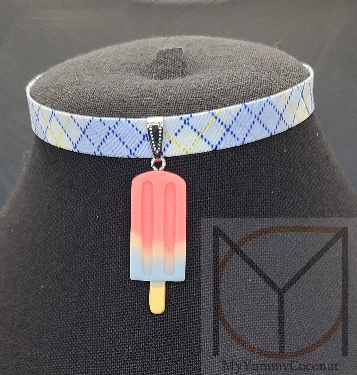 Dreamsicle Popsicle Choker Necklace from the Yummy Snacks Collection