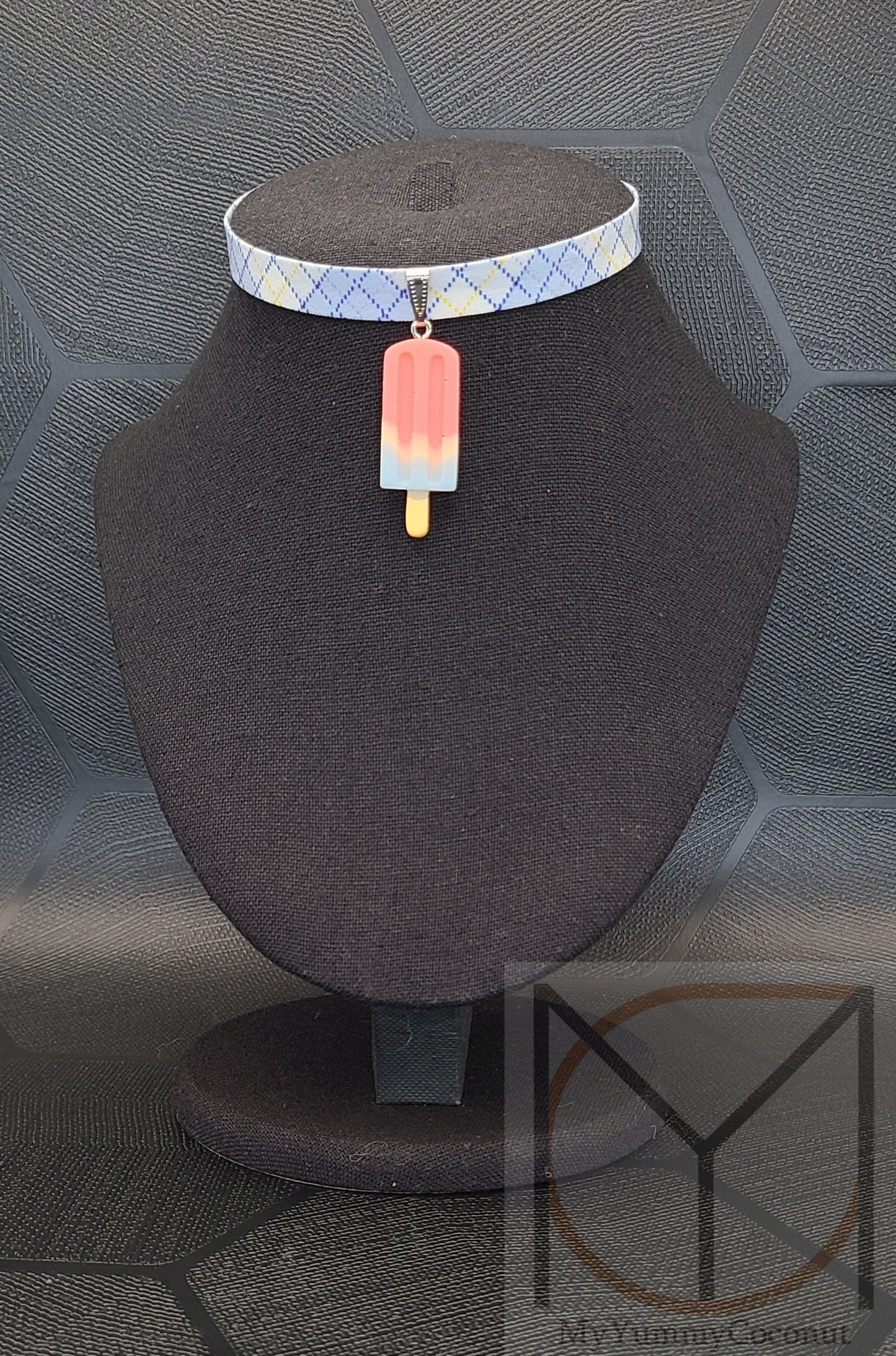 Dreamsicle Popsicle Choker Necklace from the Yummy Snacks Collection