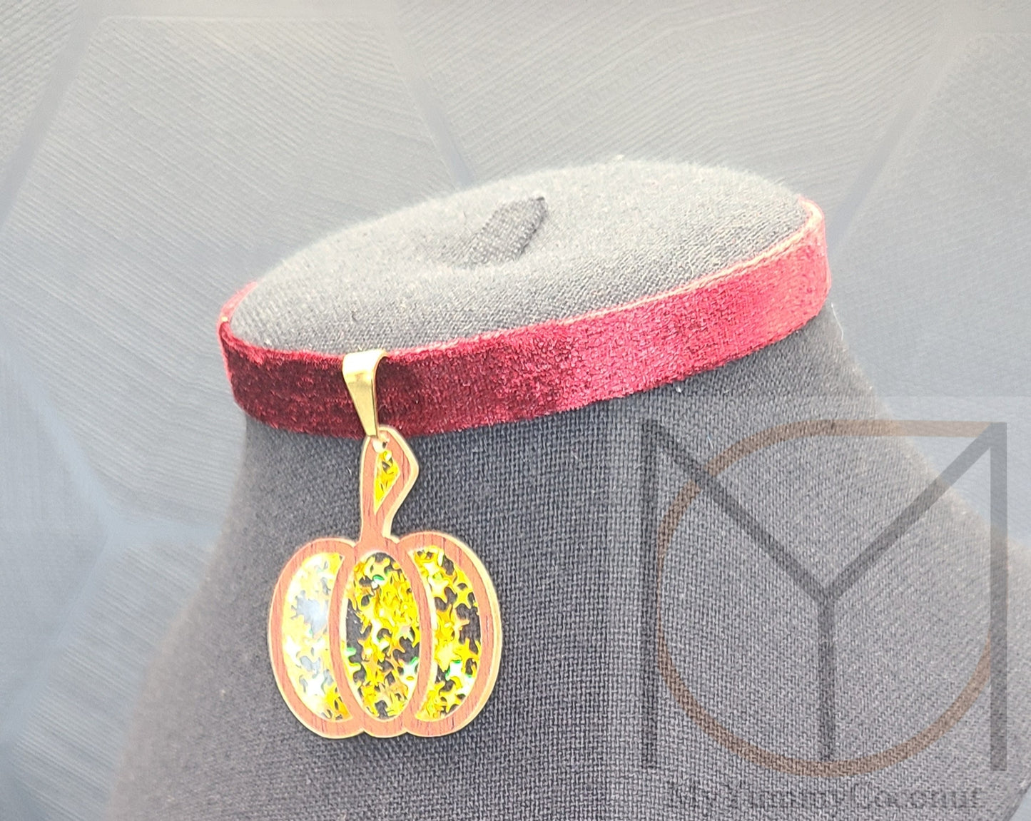 Magical Pumpkin Choker Necklace from the Holidays Collection