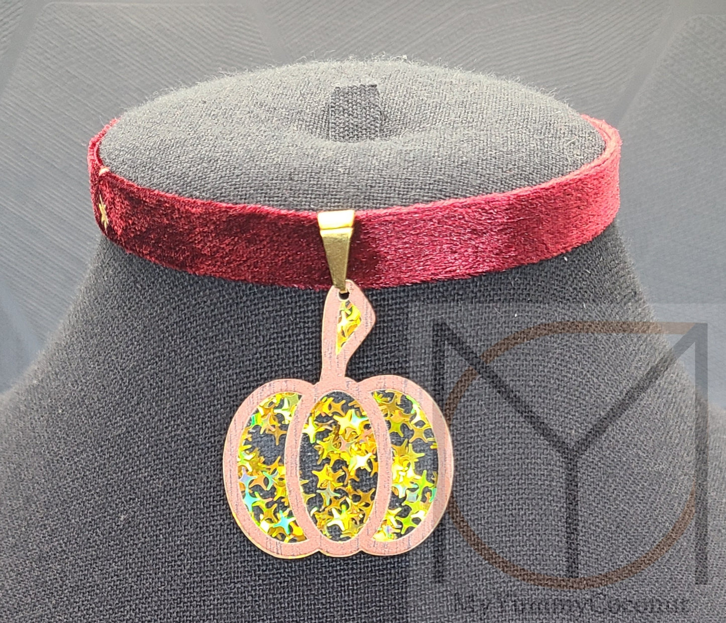 Magical Pumpkin Choker Necklace from the Holidays Collection