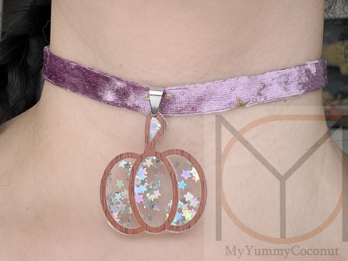 Magical Pumpkin Choker Necklace from the Holidays Collection