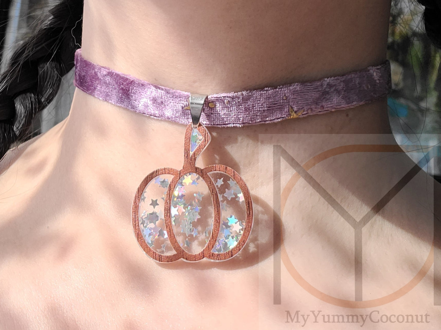 Magical Pumpkin Choker Necklace from the Holidays Collection