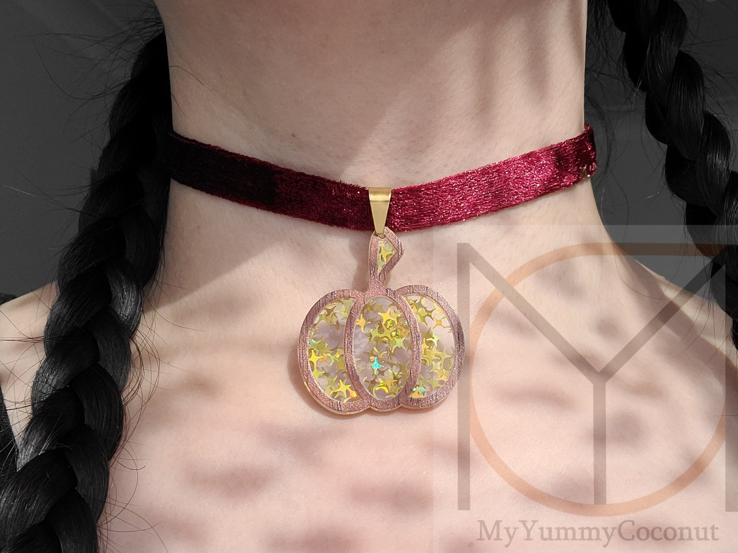 Magical Pumpkin Choker Necklace from the Holidays Collection
