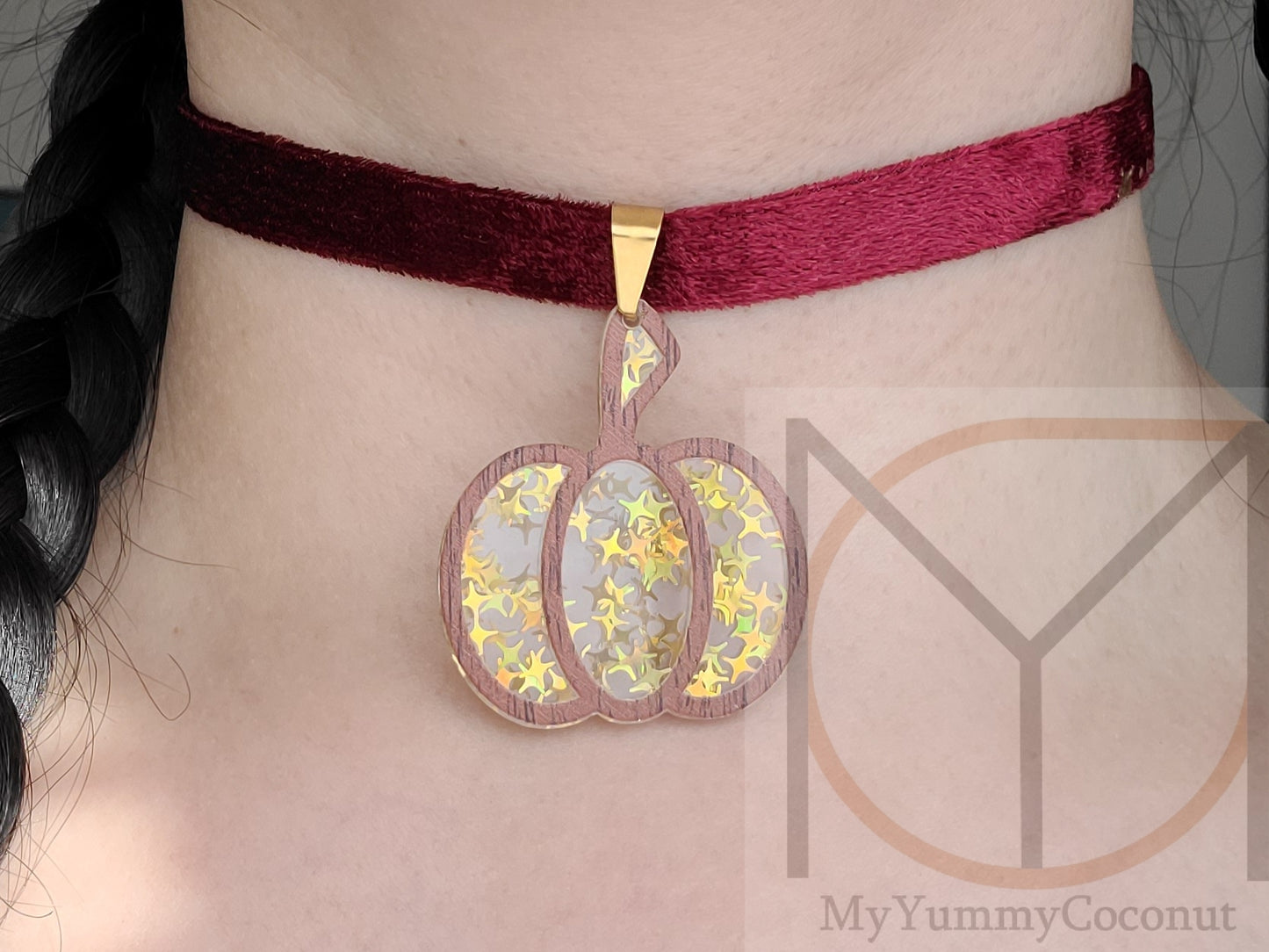 Magical Pumpkin Choker Necklace from the Holidays Collection