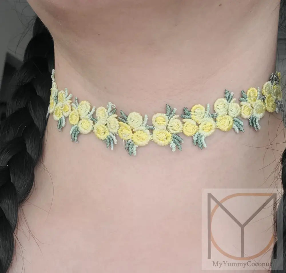 Embroidered Flower Bouquet Spring Vibes Jewelry