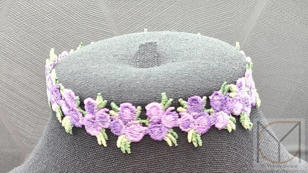 Embroidered Flower Bouquet Spring Vibes Jewelry