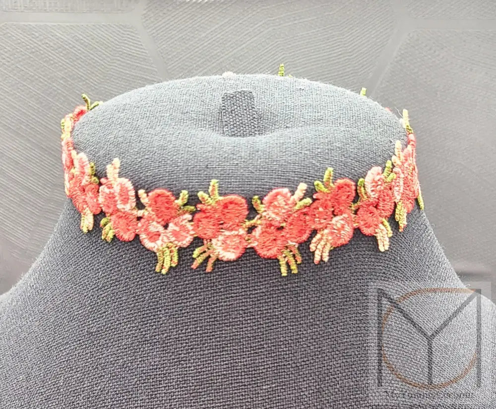 Embroidered Flower Bouquet Spring Vibes Jewelry