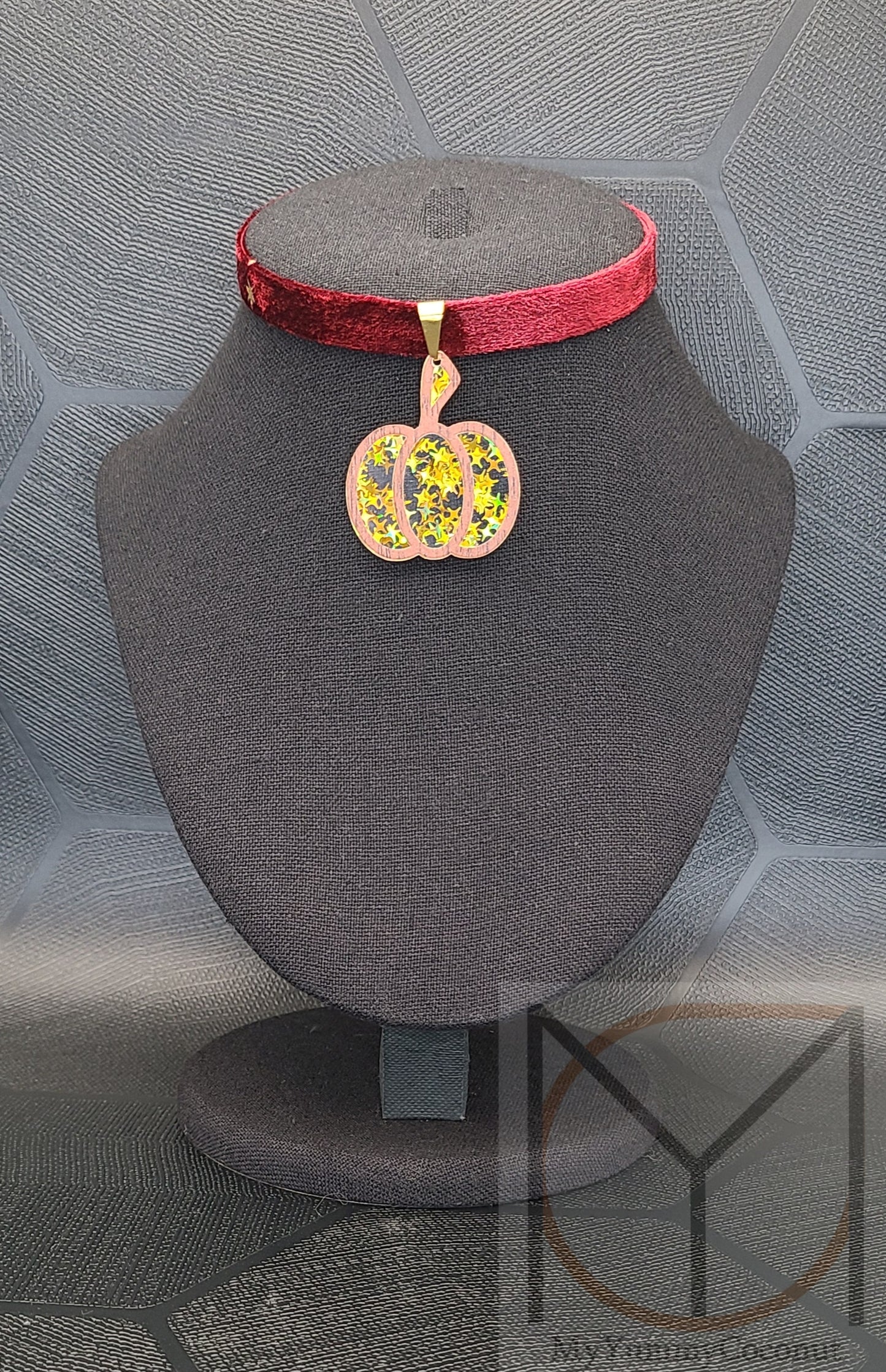 Magical Pumpkin Choker Necklace from the Holidays Collection