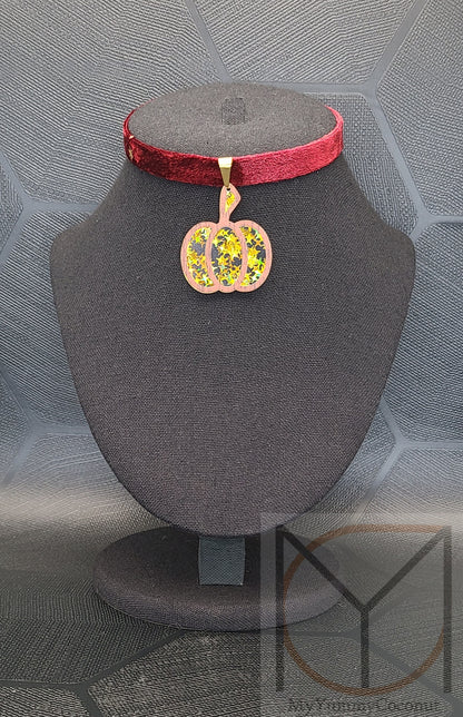 Magical Pumpkin Choker Necklace from the Holidays Collection