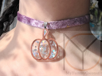 Magical Pumpkin Choker Necklace from the Holidays Collection