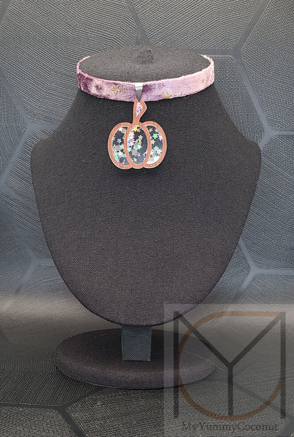 Magical Pumpkin Choker Necklace from the Holidays Collection