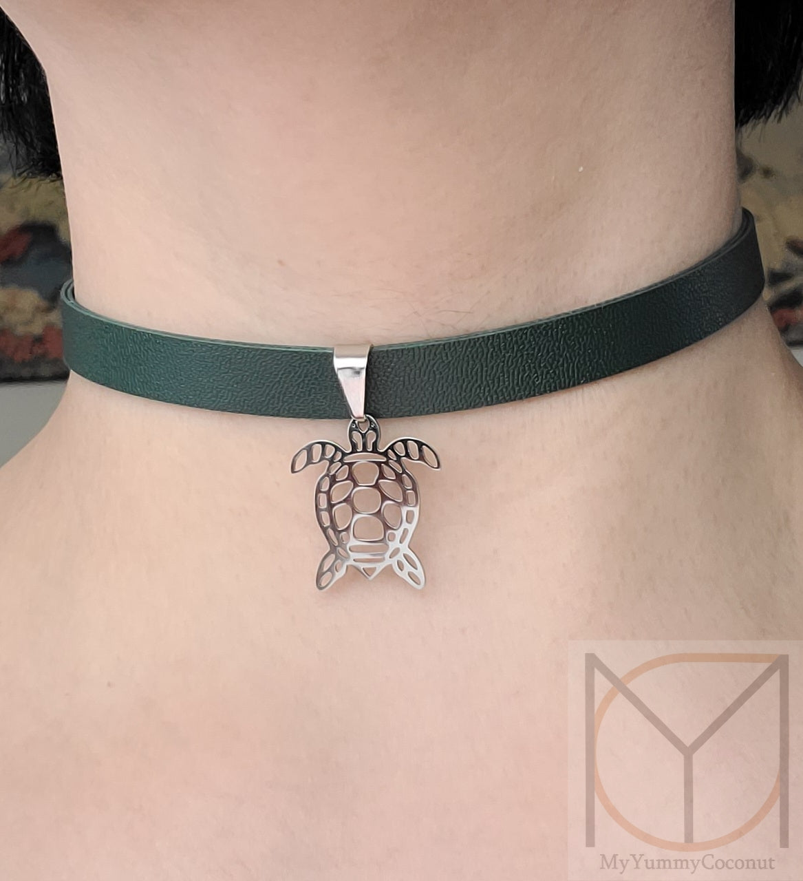 Elegant Turtle Choker Necklace of Longevity For Men and Women from the Cute Finds Collection