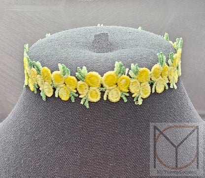 Embroidered Flower Bouquet Spring Vibes Jewelry